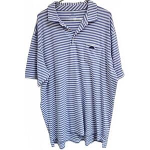 Peter Millar Seaside Wash Stripe Pocket Polo Men's size XXL